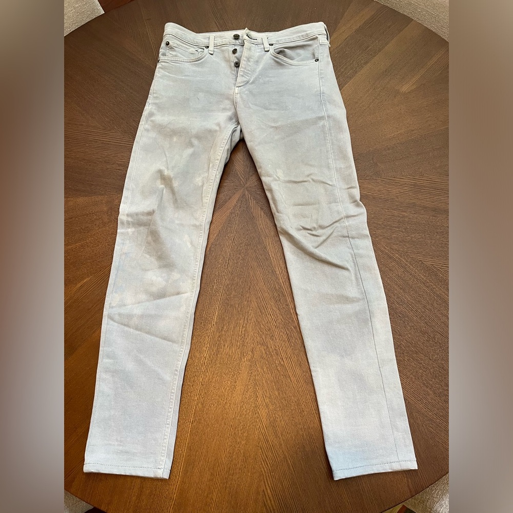 Men’s rag & bone size 30w light blue jeans